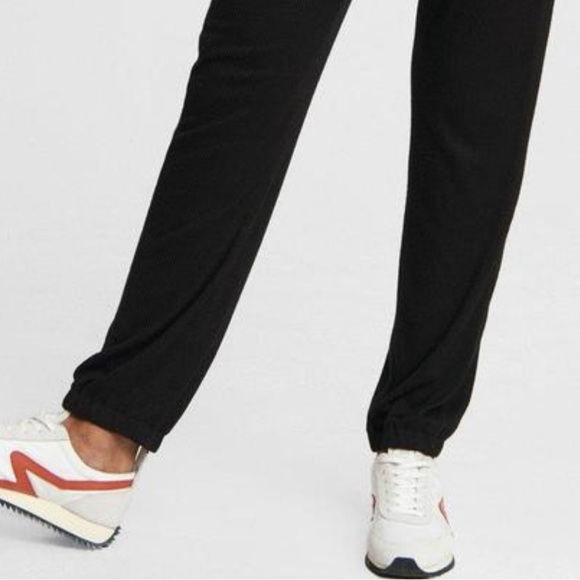 Rag & Bone Jersey Rib Knit Pants Size Medium Side Pockets Jogger Style Comfy - Picture 7 of 10